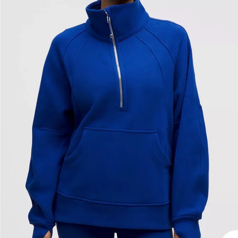 Sold Out! Scuba Oversized Funnel neck Half zip size XS/S